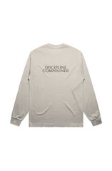 Discipline Compounds - Premium LS Tee (Black/White