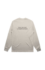 Discipline Compounds - Premium LS Tee (Black/White - Tailor Made Financial