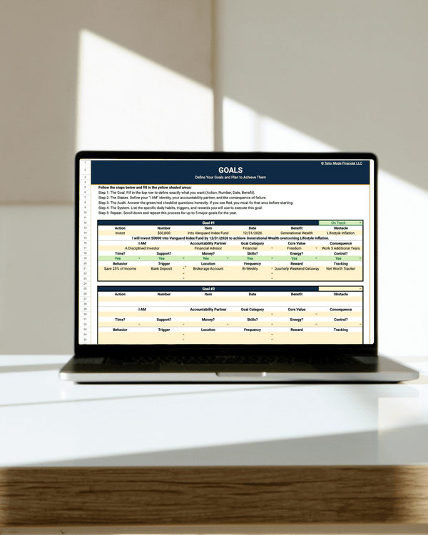Tailor Made Goals - Tailor Made Financial